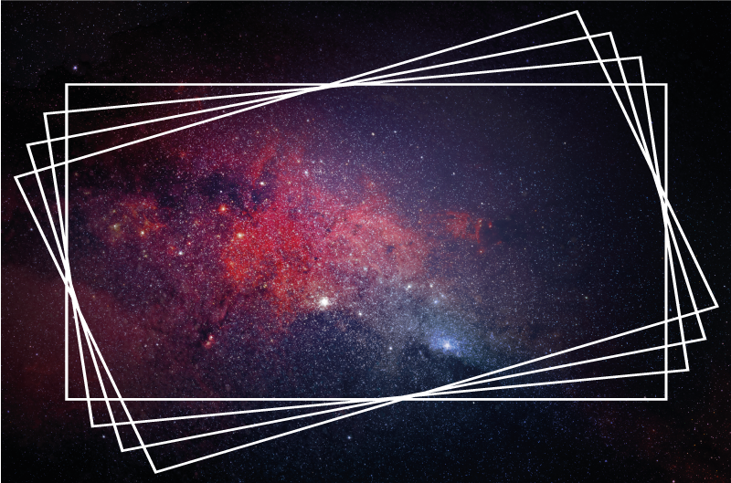 moderný vinylový koberec vzory kozmických hmlovín - Tenstickers