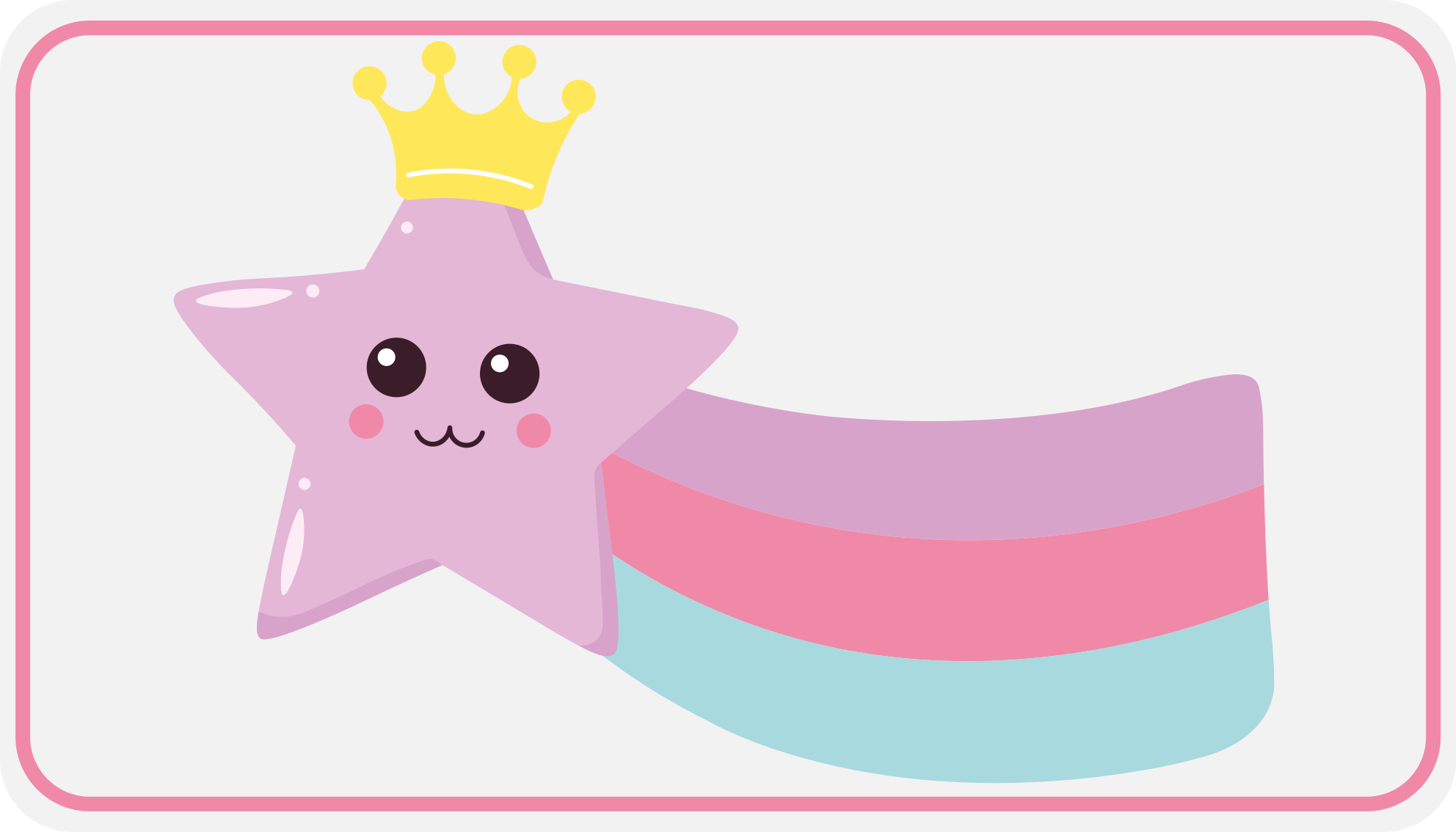 Roztomilý dievčenský hviezdny dizajnový vinylový koberec - Tenstickers