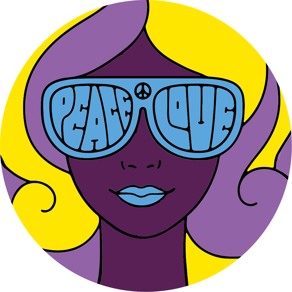 vinylový koberec pre mládež ikona mieru a lásky - Tenstickers