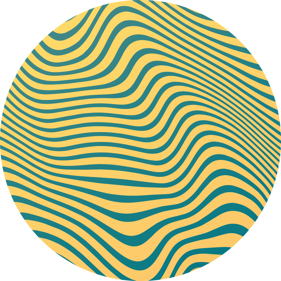 pruhovaný vinylový koberec koncept zakrivenej čiary - Tenstickers