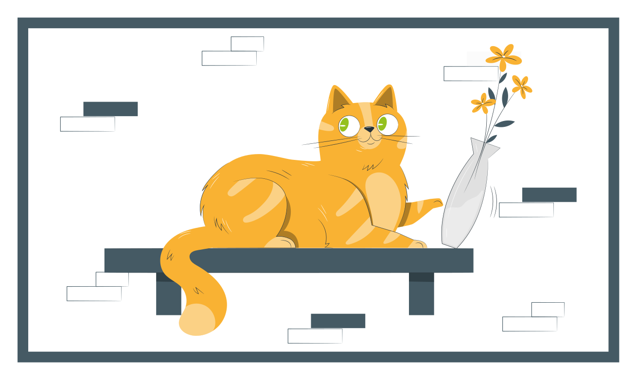 rôzne vinylové koberce pre deti hravá mačacia scéna - Tenstickers