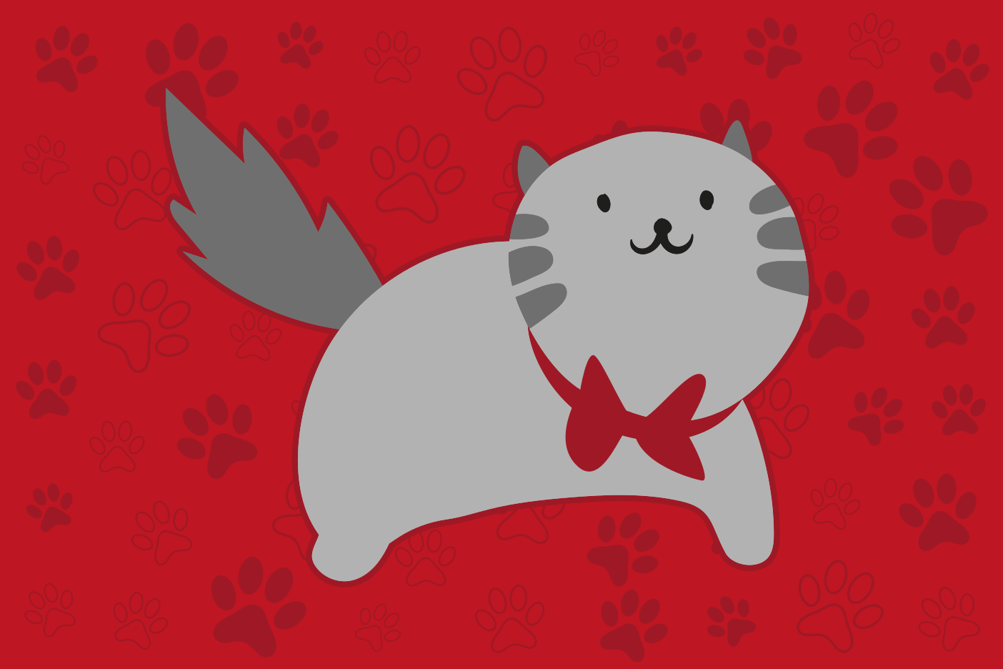 vinylové koberce zvieratá veselá ilustrácia mačky - Tenstickers