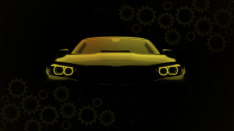 Koberec do modernej koncepcie automobilu - Tenstickers