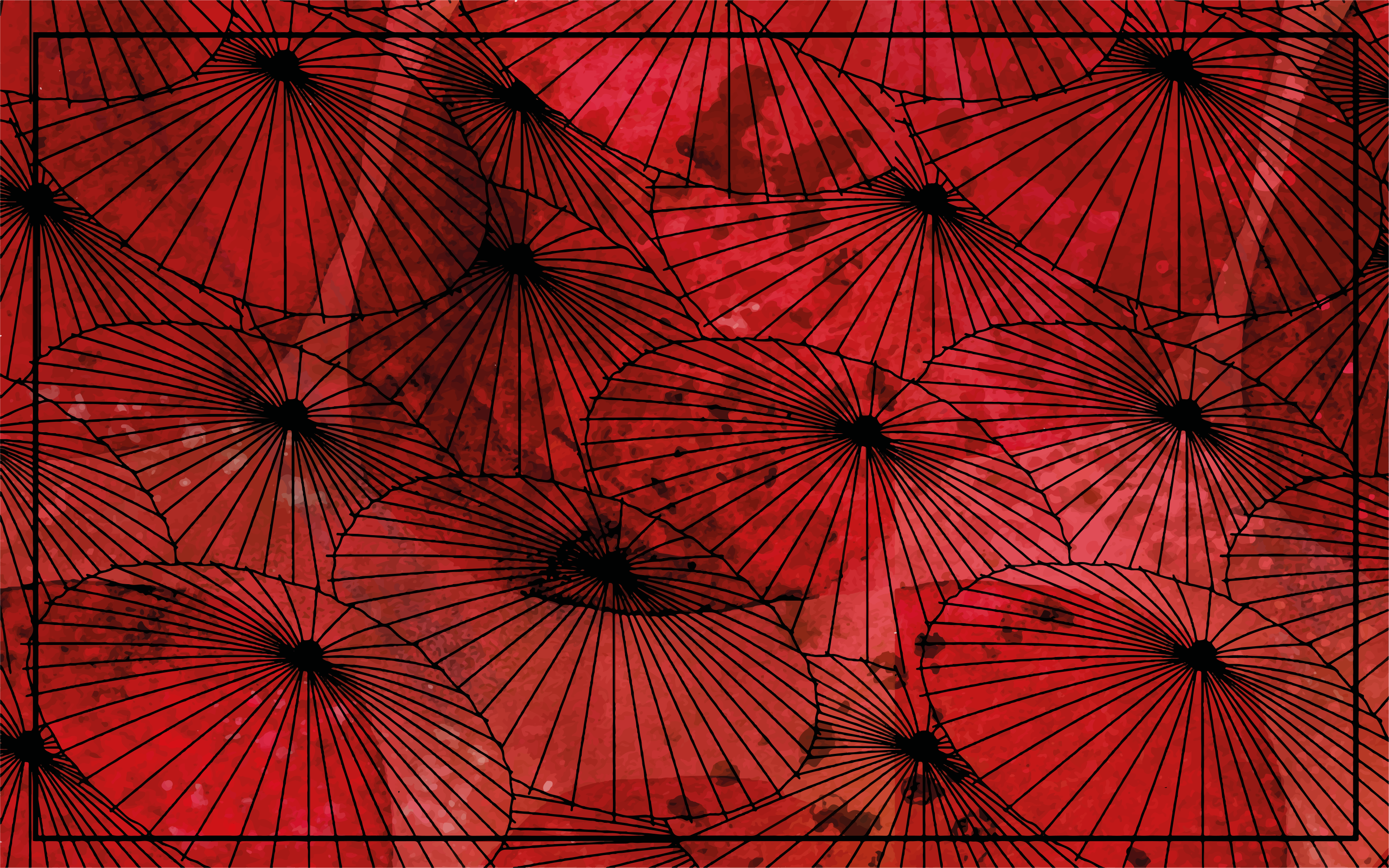 vzorovaný vinylový koberec vzorovaná červená textúra - Tenstickers