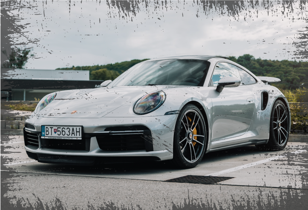 Moderný koberec porsche 911 vintage - Tenstickers