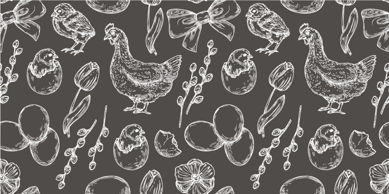 Vinylový koberec do kuchyne s očarujúcimi vidieckymi motívmi - Tenstickers