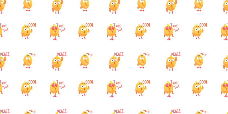 Roztomilý kreslený komiksový kurací koberec pre zvieratá - Tenstickers