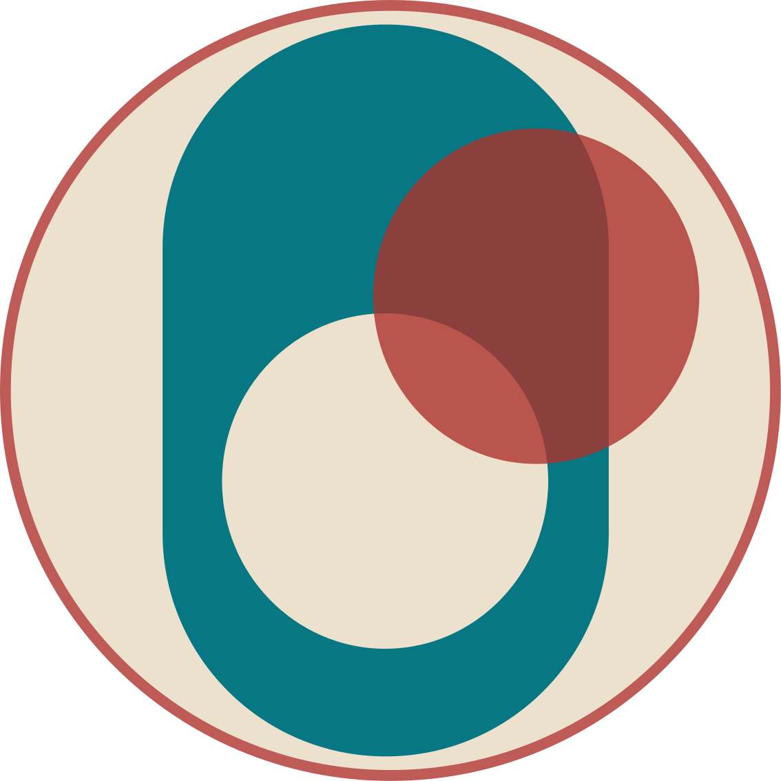 moderný vinylový koberec kruhy v harmónii - Tenstickers