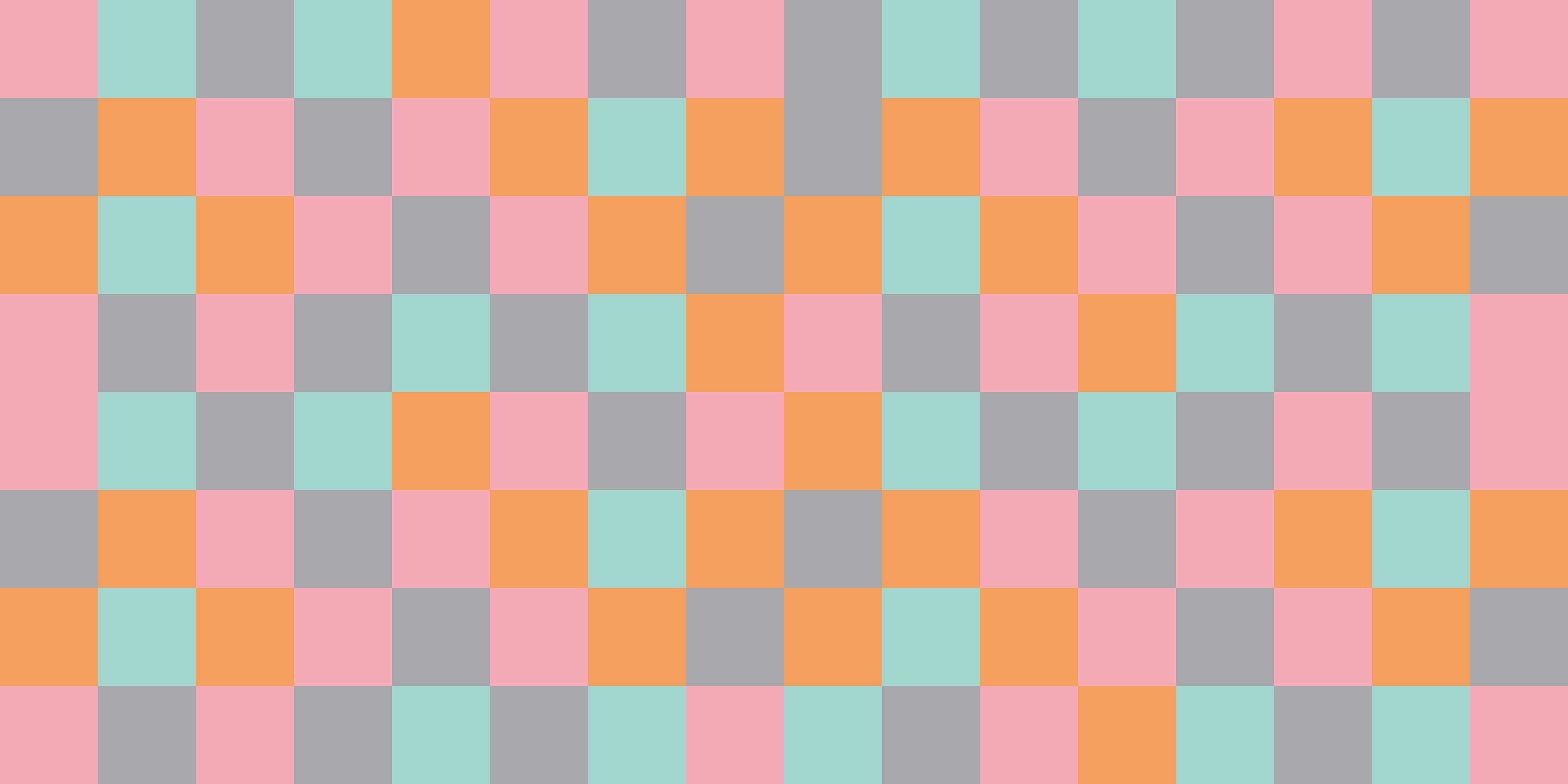 vinylový koberec s geometrickýmy tvarmi farebná šachovnica - Tenstickers