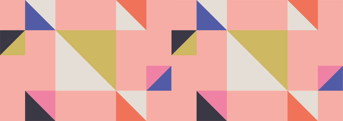 vinylový koberec s geometrickýmy tvarmi moderné trojuholníky - Tenstickers