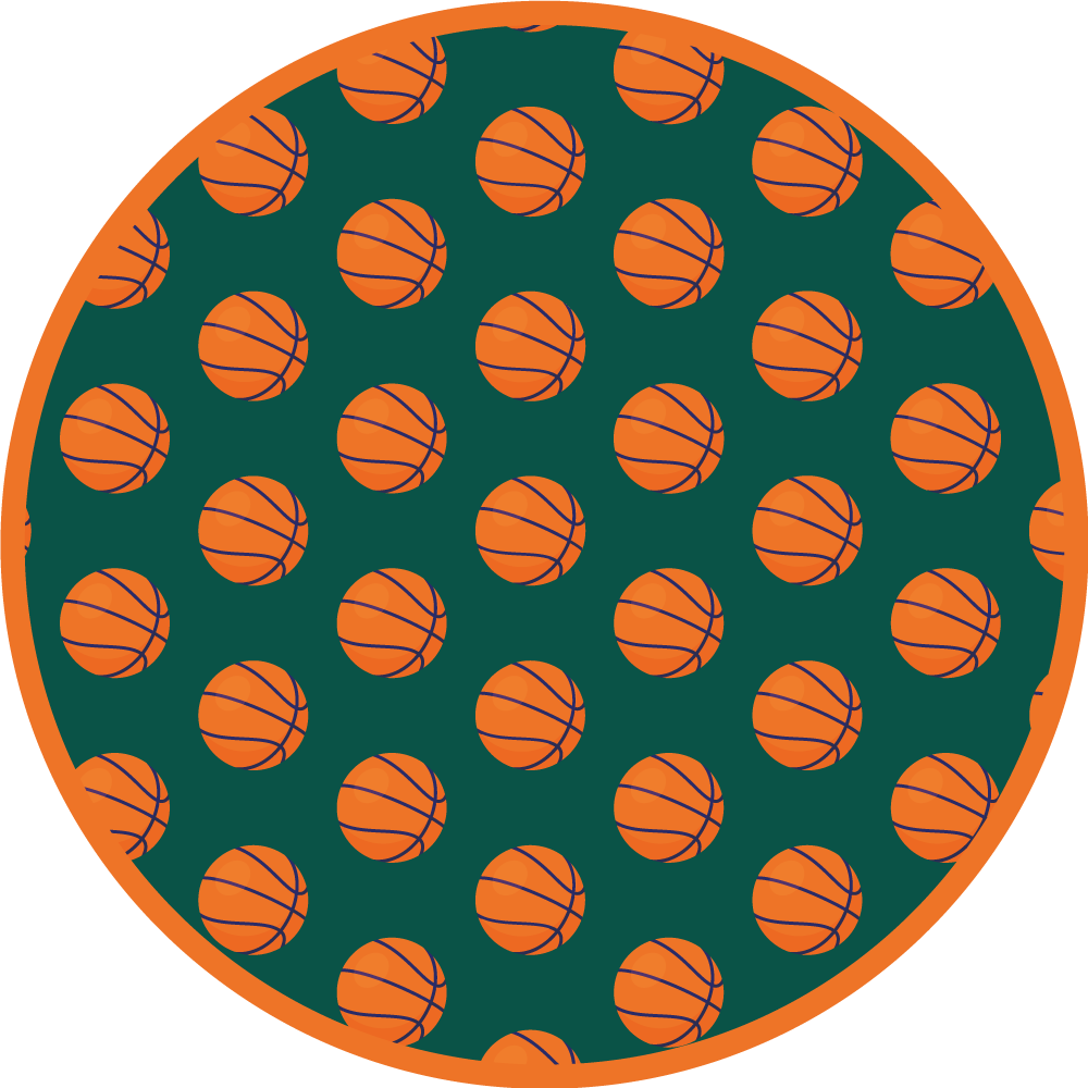 Vinylový koberec cesty basketbalová myšlienka - Tenstickers