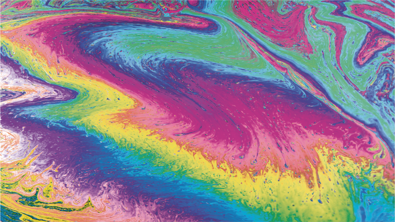 Koberec z mramorovej dúhovej textúry - Tenstickers