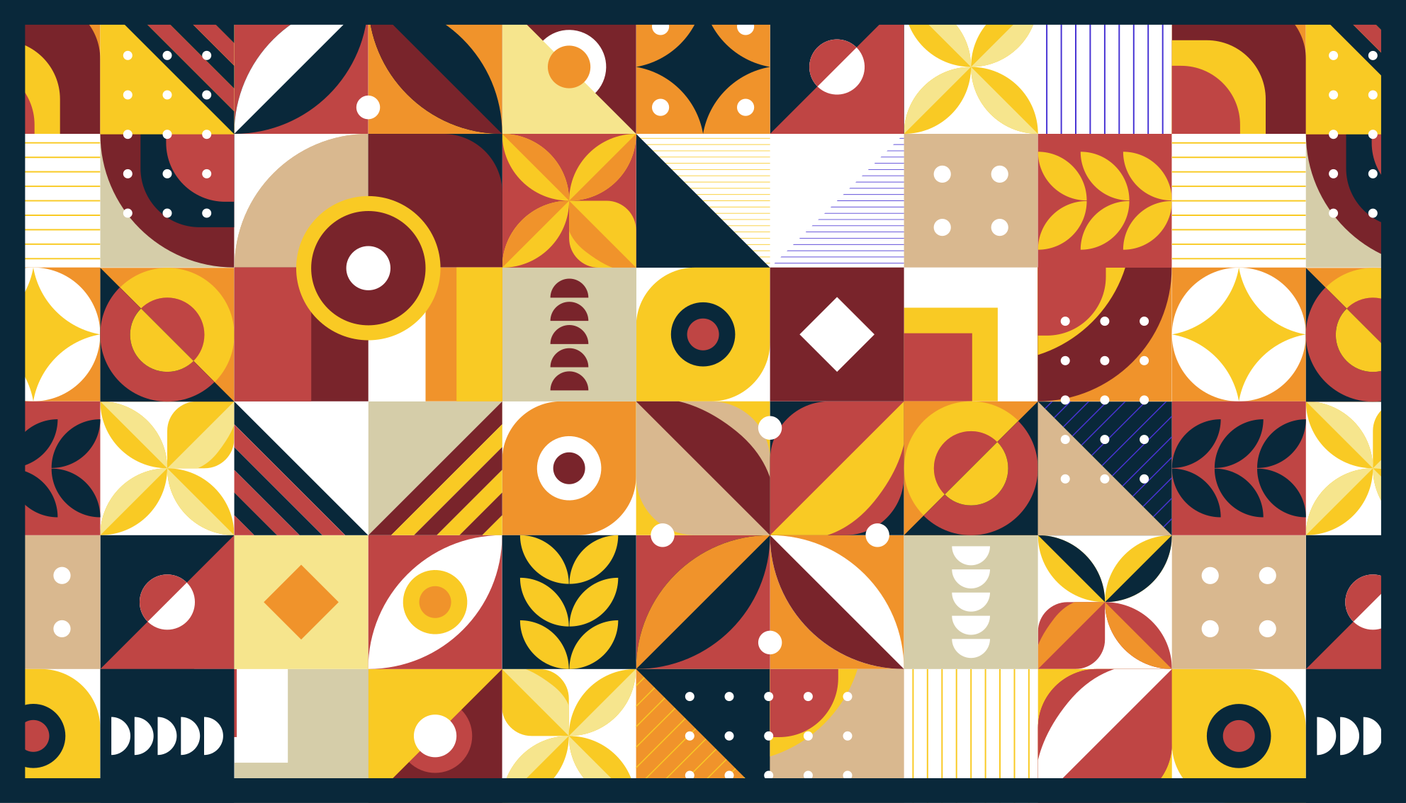 vinylový koberec kachličky živé kompozície - Tenstickers