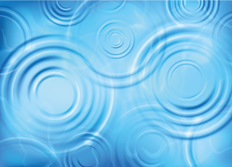 vzorovaný vinylový koberec efekt vlniek na vode - Tenstickers