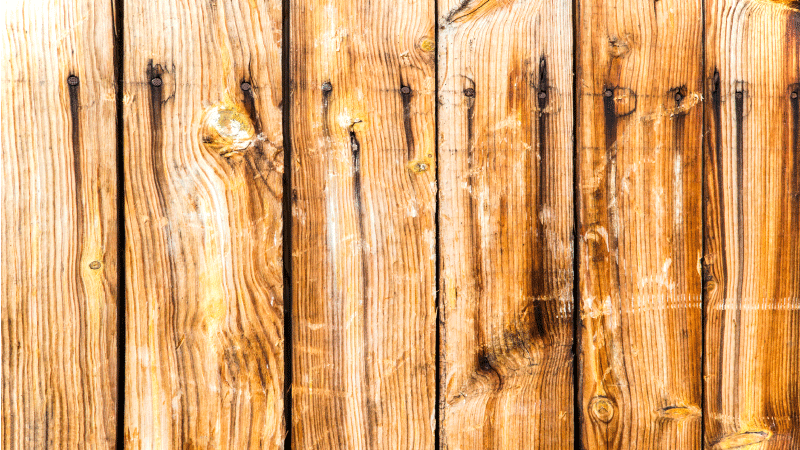 Hnedé surové drevené dosky textúra koberec - Tenstickers