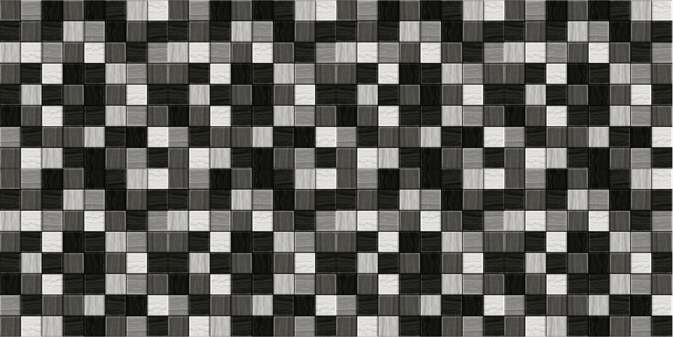 vinylový koberec do kúpelne štvorce šedých odtieňov - Tenstickers