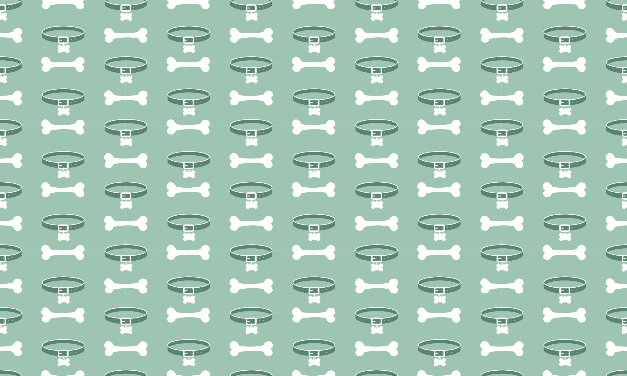 úžasne jasný psí koberec so vzorom pre psa - Tenstickers