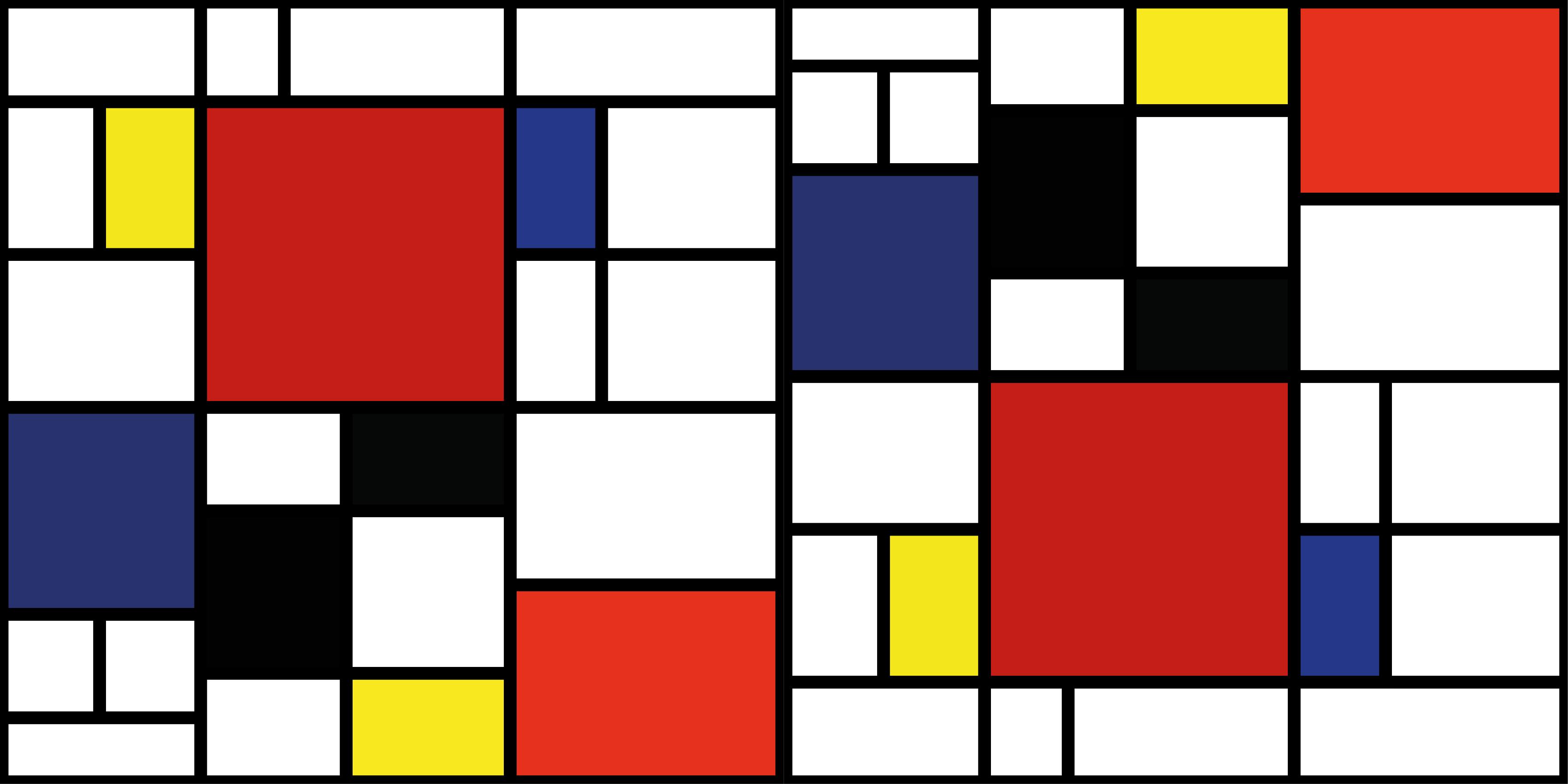 moderný vinylový koberec vzor farebných blokov - Tenstickers