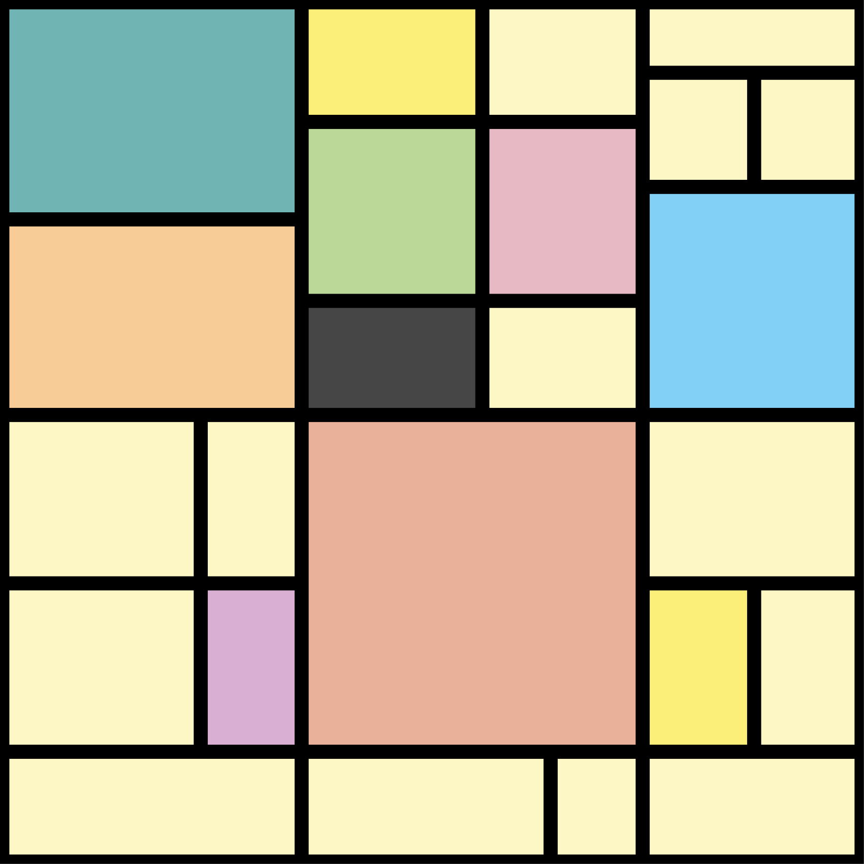 Vinylový koberec s geometrickými tvarmi Živá geometria - Tenstickers