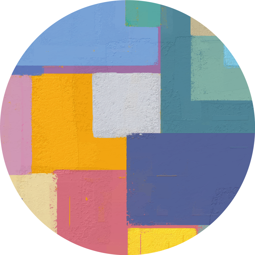 Vinylový koberec s geometrickými tvarmi žiarivé figúry - Tenstickers