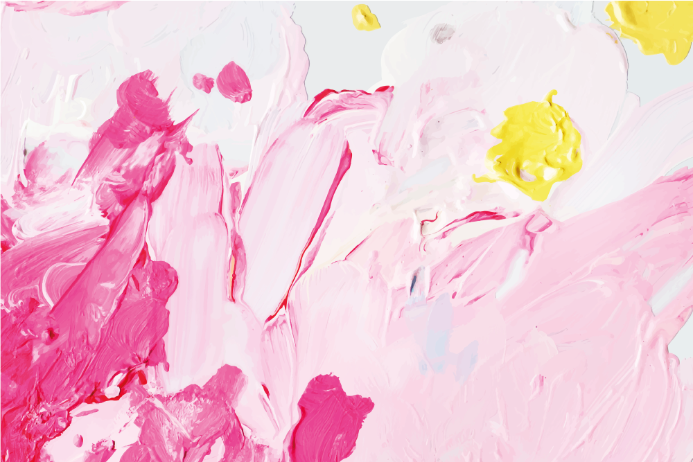 prírodný vinylový koberec abstraktné kvetinové odtiene - Tenstickers