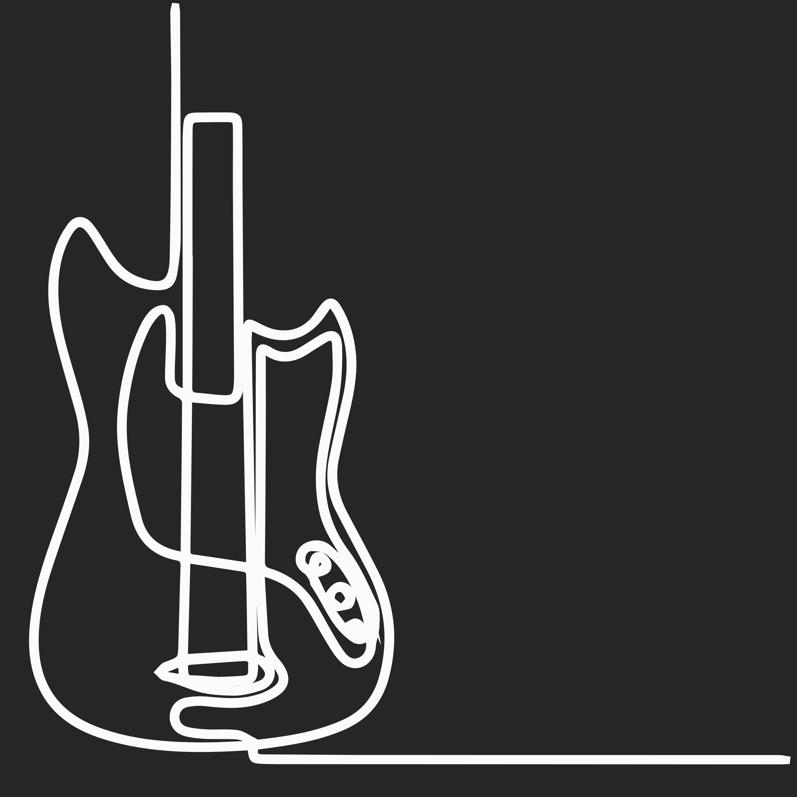 Elektrická gitara minimalistický dizajn moderný koberec - Tenstickers