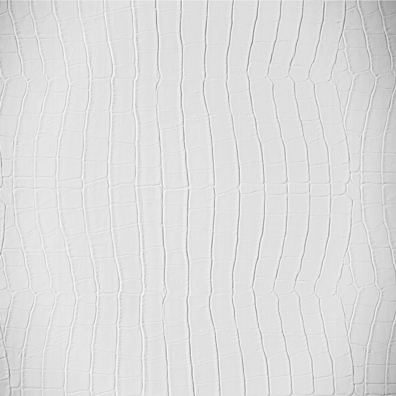 Vzorovaný vinylový koberec biela krokodília koža - Tenstickers