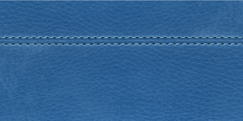 vinylový koberec drevo modré kožené šitie - Tenstickers