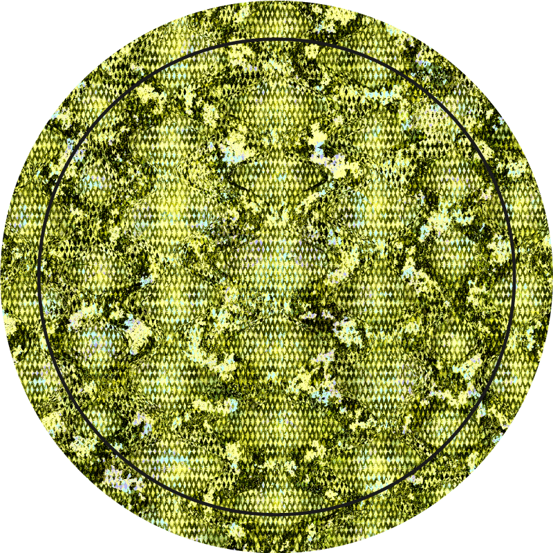 Vinylový koberec zvierací vzor zelená hadia koža - Tenstickers