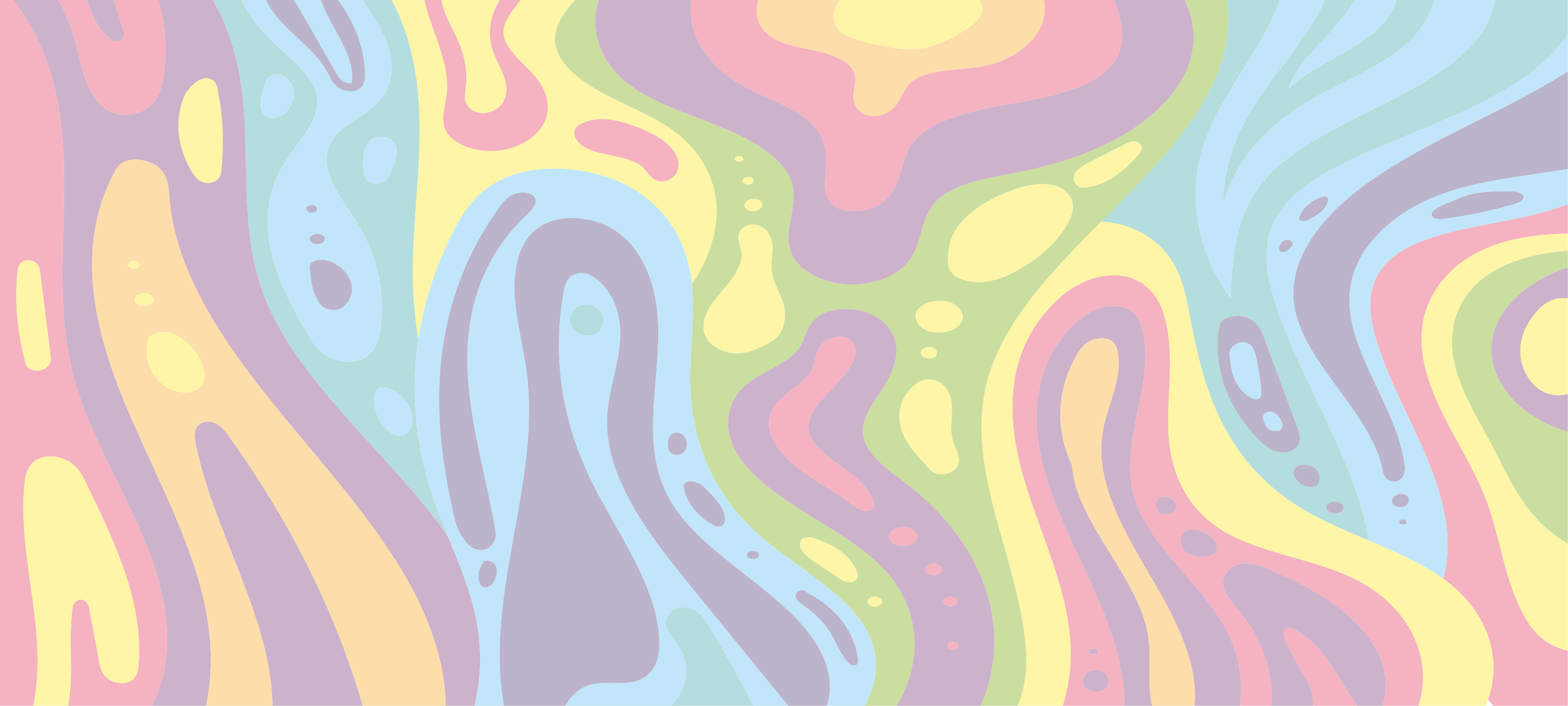 rôzne vinylové koberce pre deti farebné abstraktné vlny - Tenstickers