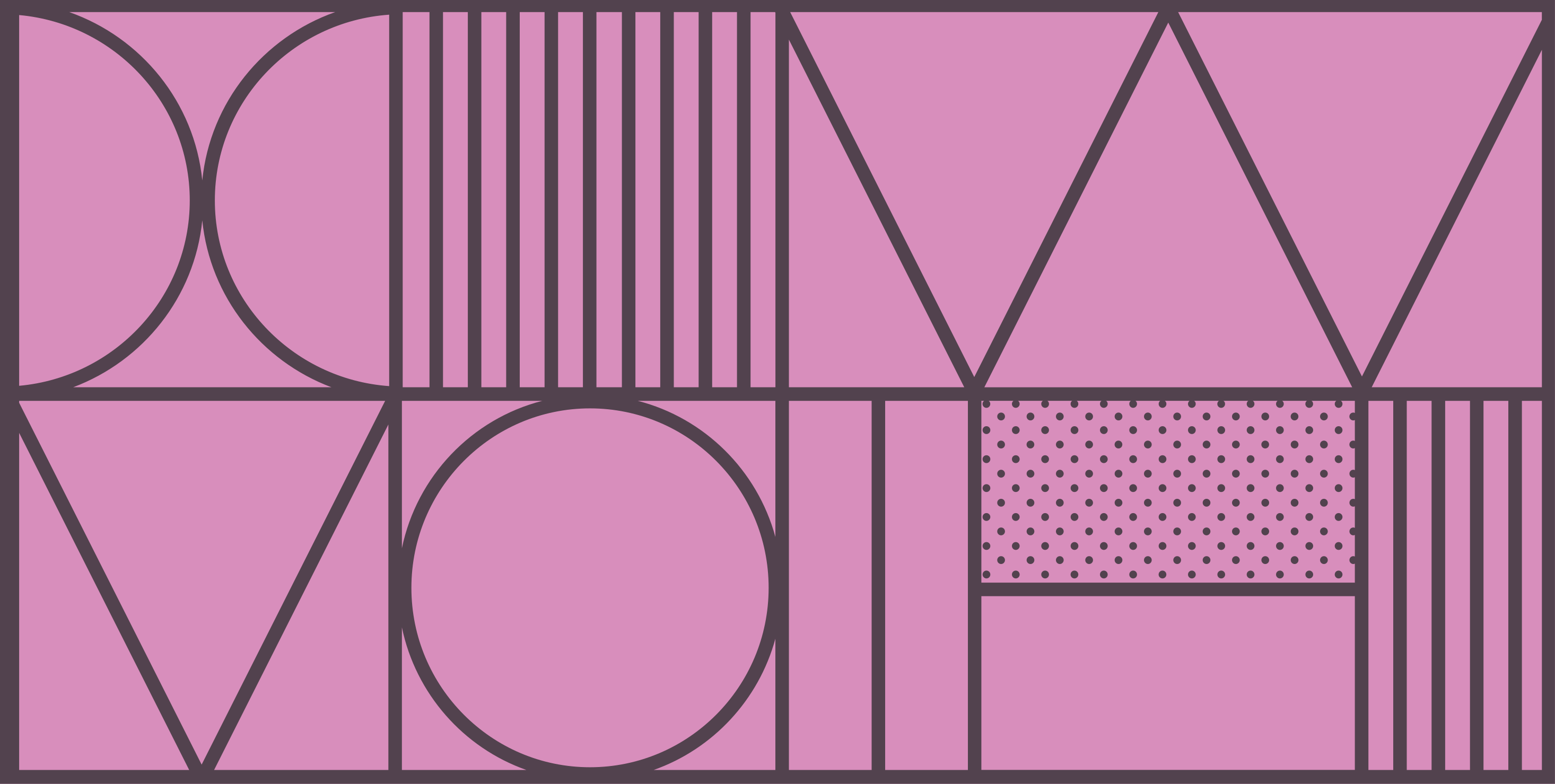 Vinylový koberec s geometrickými tvarmi geometrické formy - Tenstickers