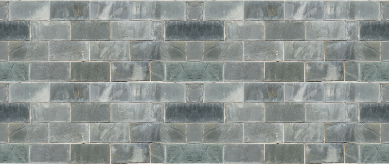 Tmavošedý kamenný rustikálny vzorový koberec - Tenstickers