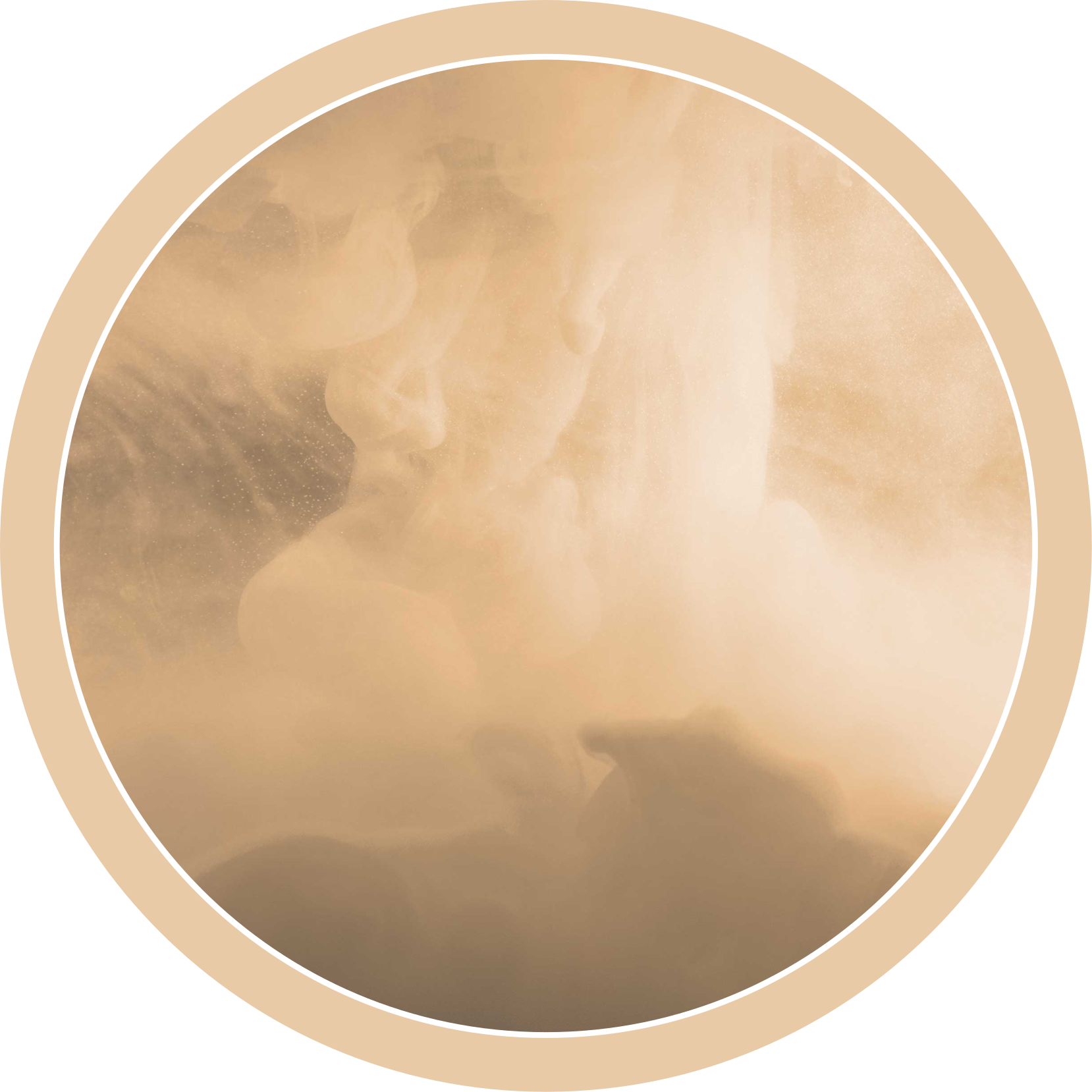 vinylový koberec do kúpelne jemné krémové vlny - Tenstickers