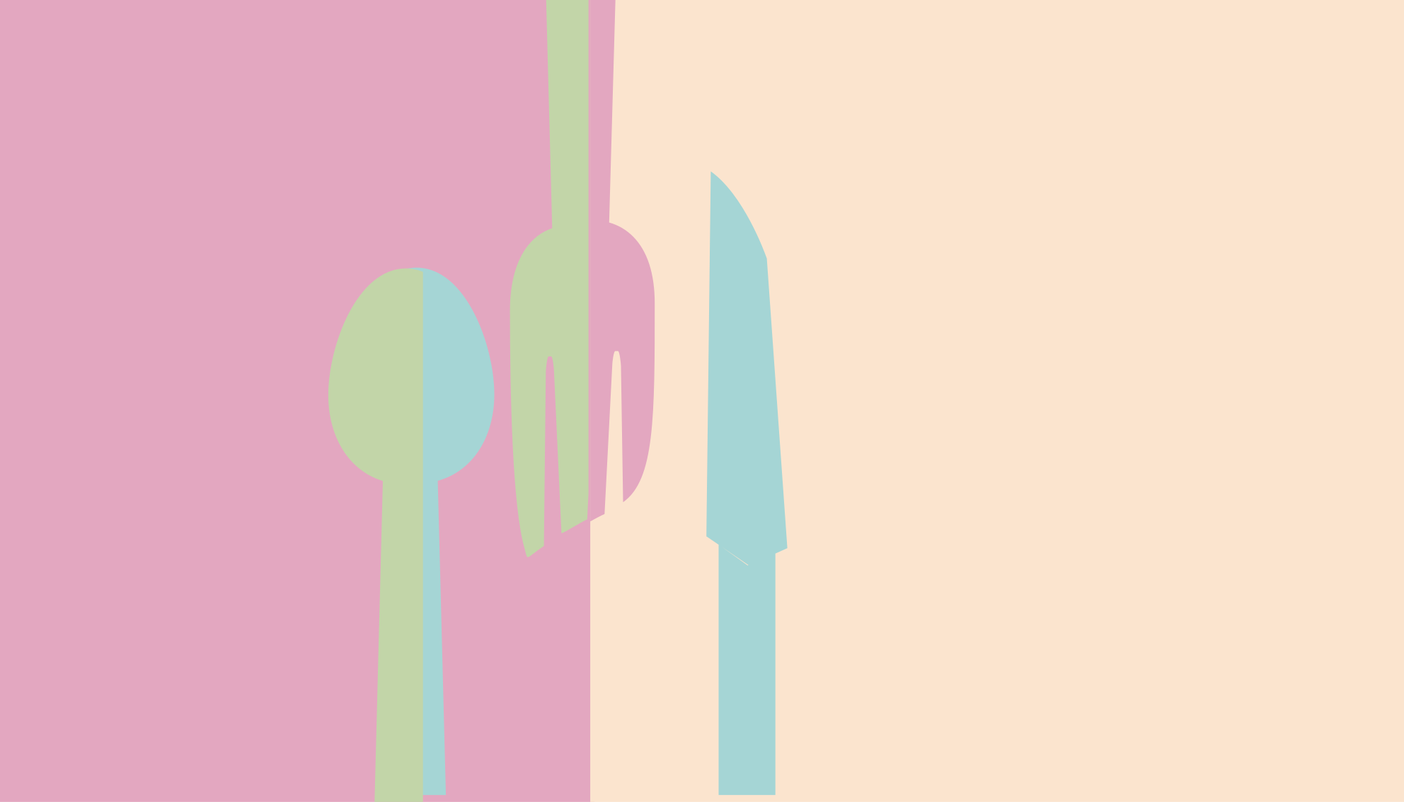 Riad v pastelových farbách kuchynská dlažba - Tenstickers