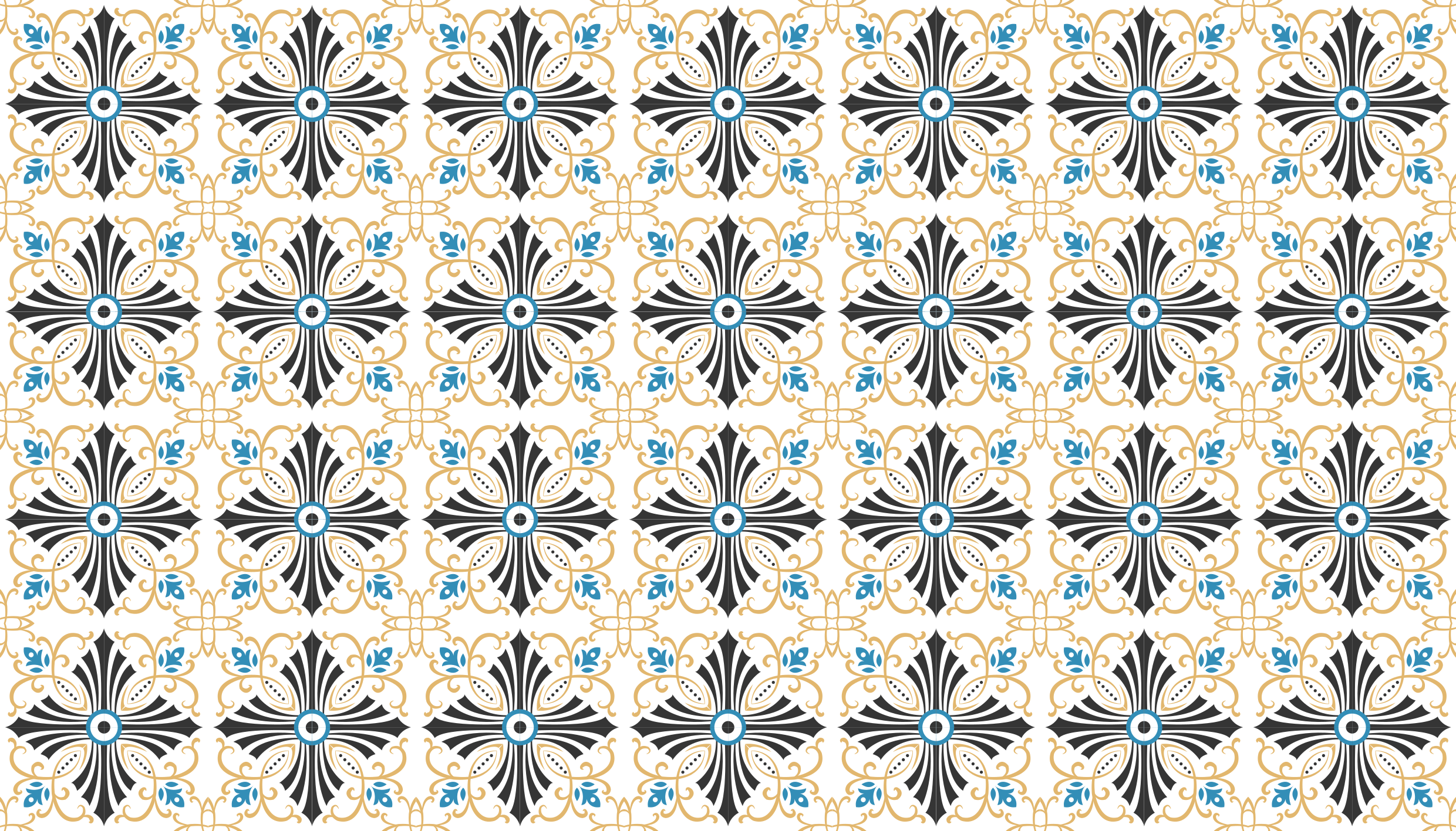 mozaika vinylový koberec elegantný mozaikový štýl - Tenstickers