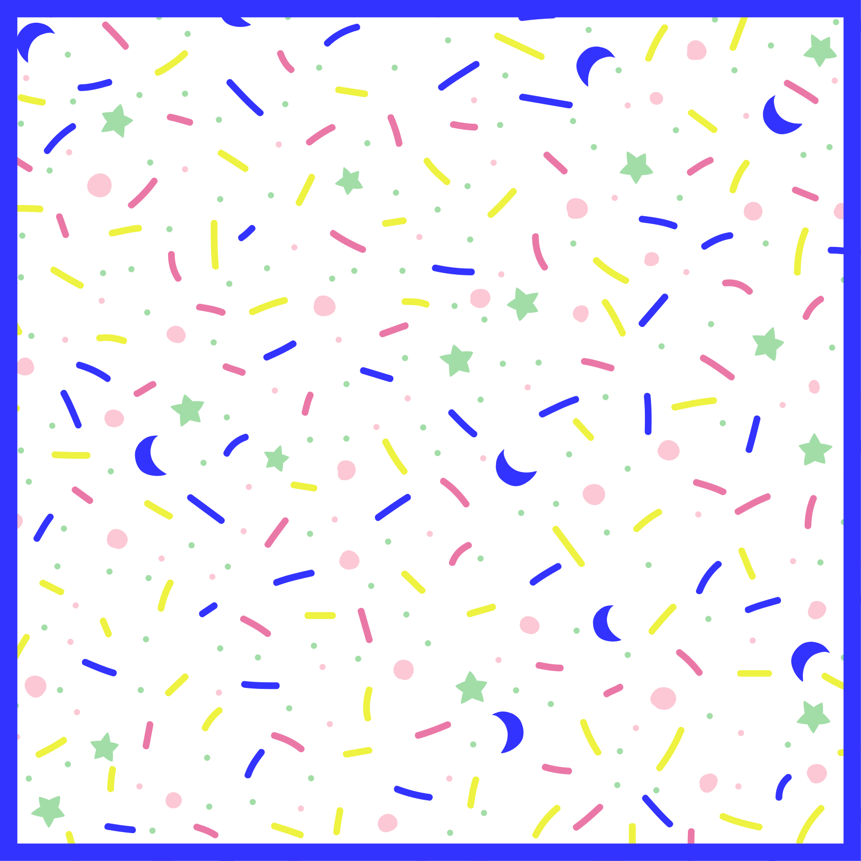 rôzne vinylové koberce pre deti párty farebné tvary - Tenstickers