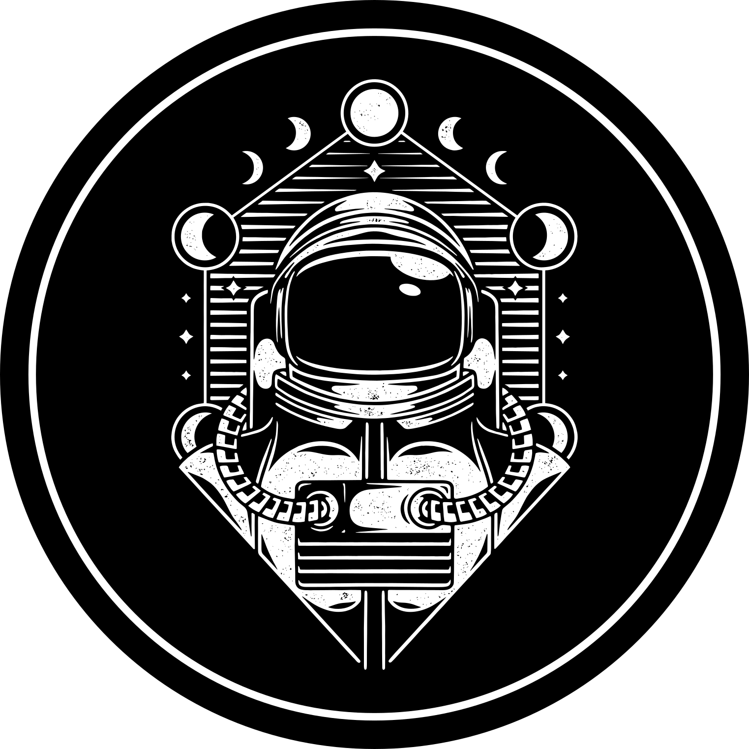 vinylový koberec pre mládež grafika astronauta - Tenstickers