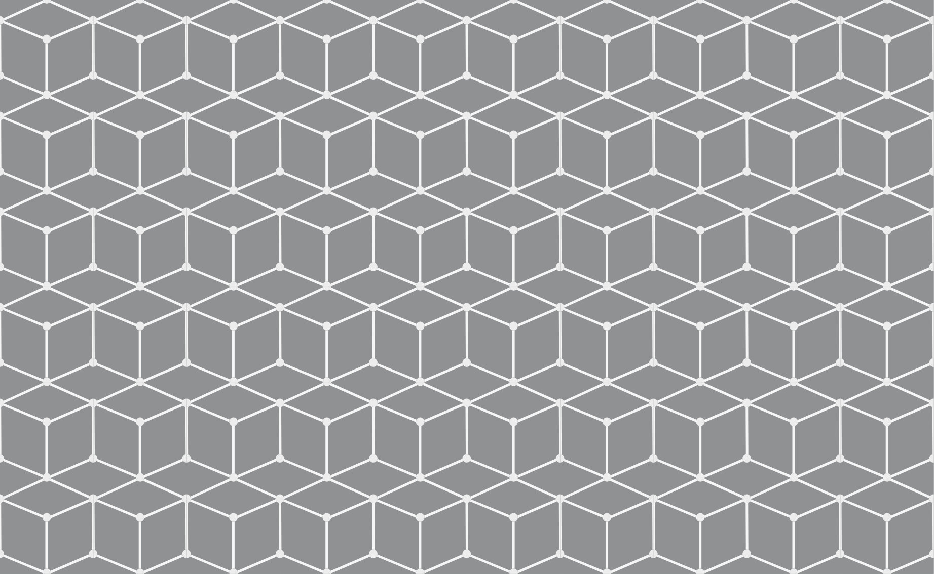 Biele kocky na sivom pozadí moderný koberec - Tenstickers