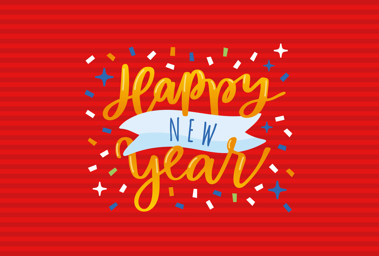 vianočný vinylový koberec oslava nového roka - Tenstickers