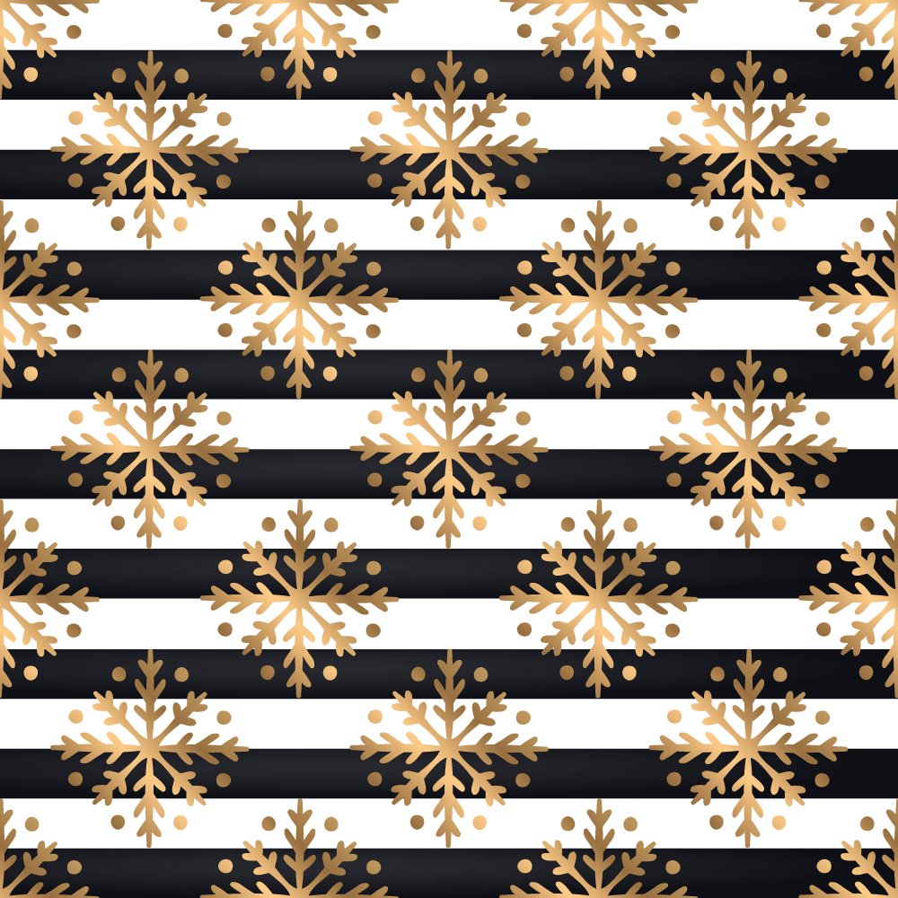 vianočný vinylový koberec elegantný vzor snehových vločiek - Tenstickers