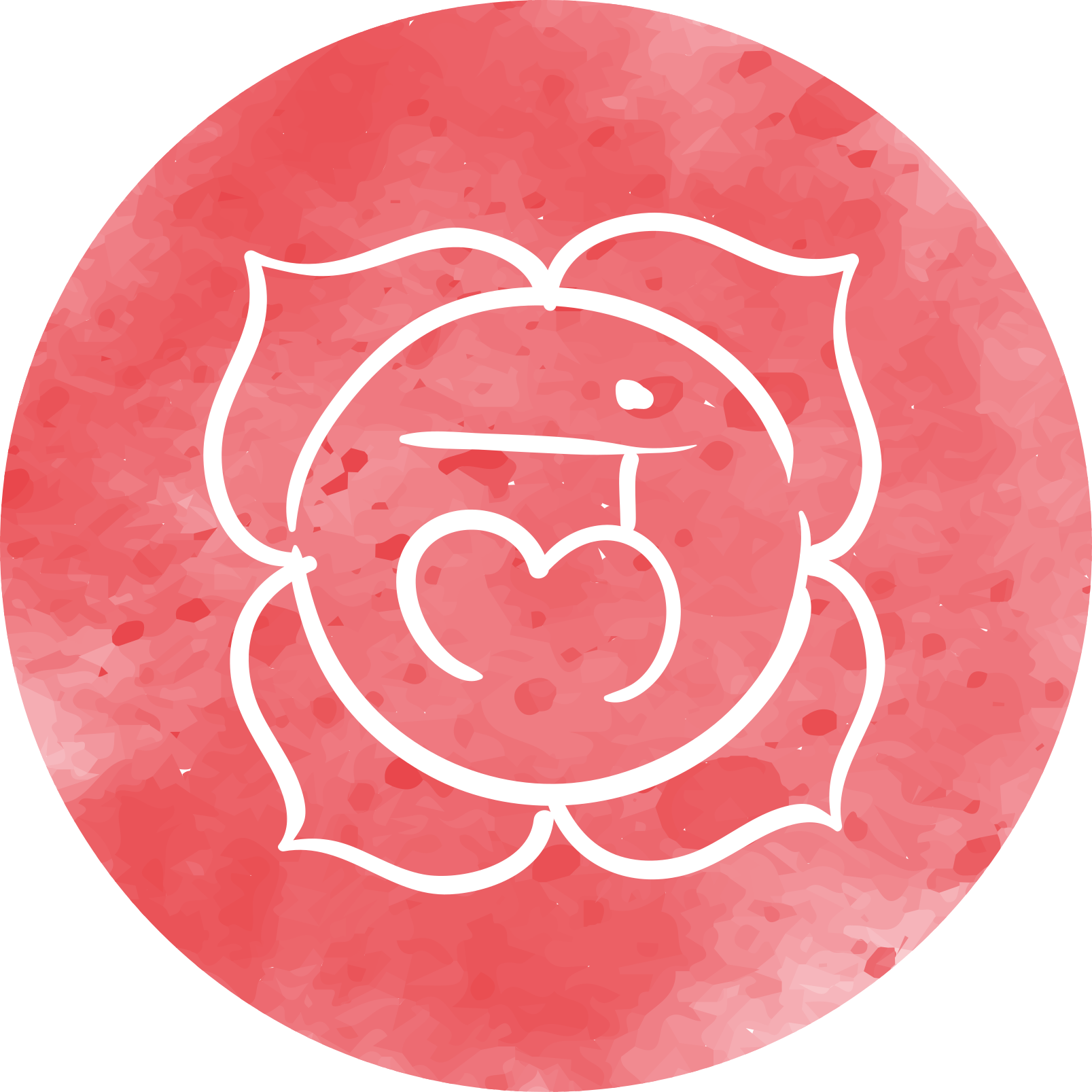 vinylový koberec mandala kruhový dizajn ruže - Tenstickers