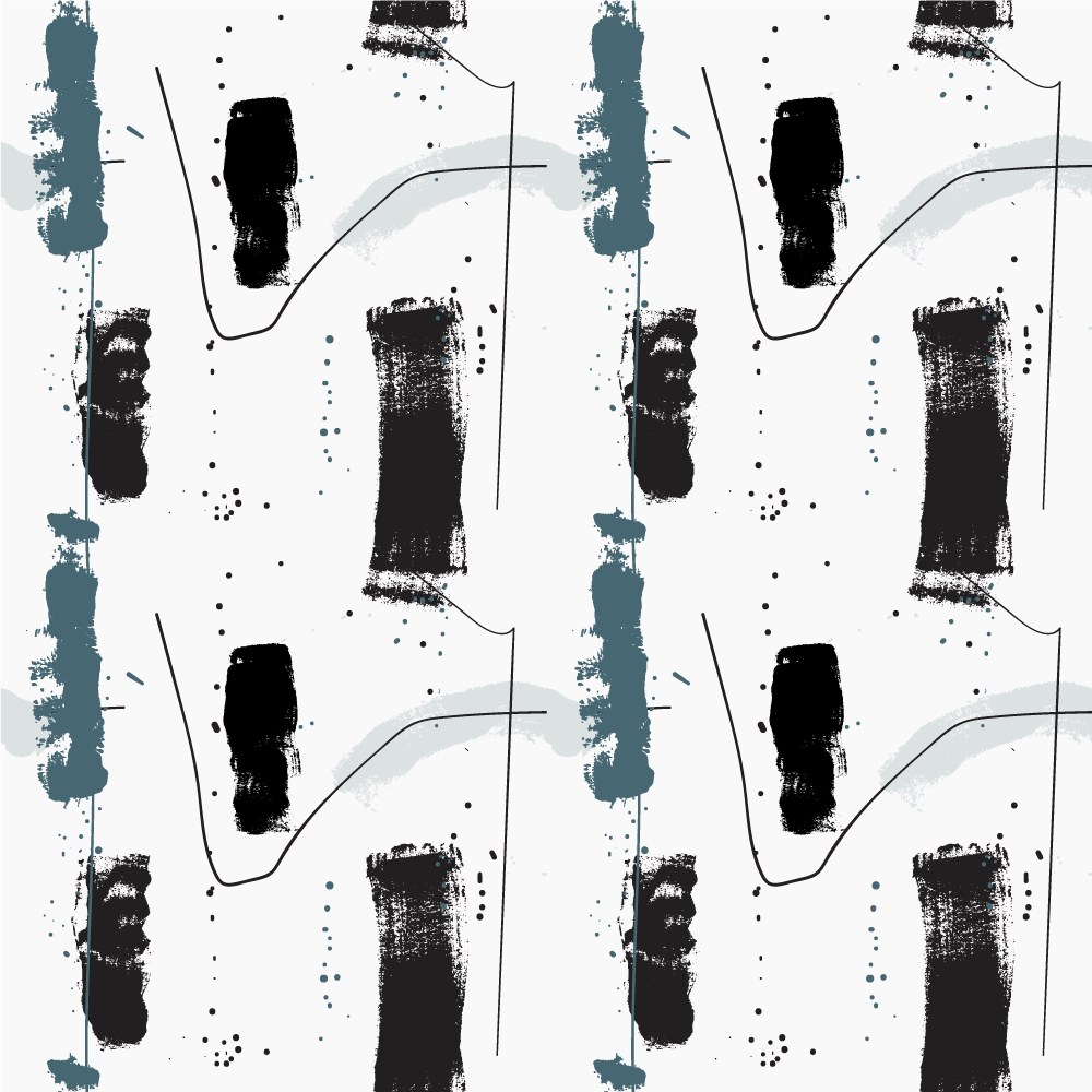 vinylový koberec minimalisticky lineárne abstraktné tvary - Tenstickers