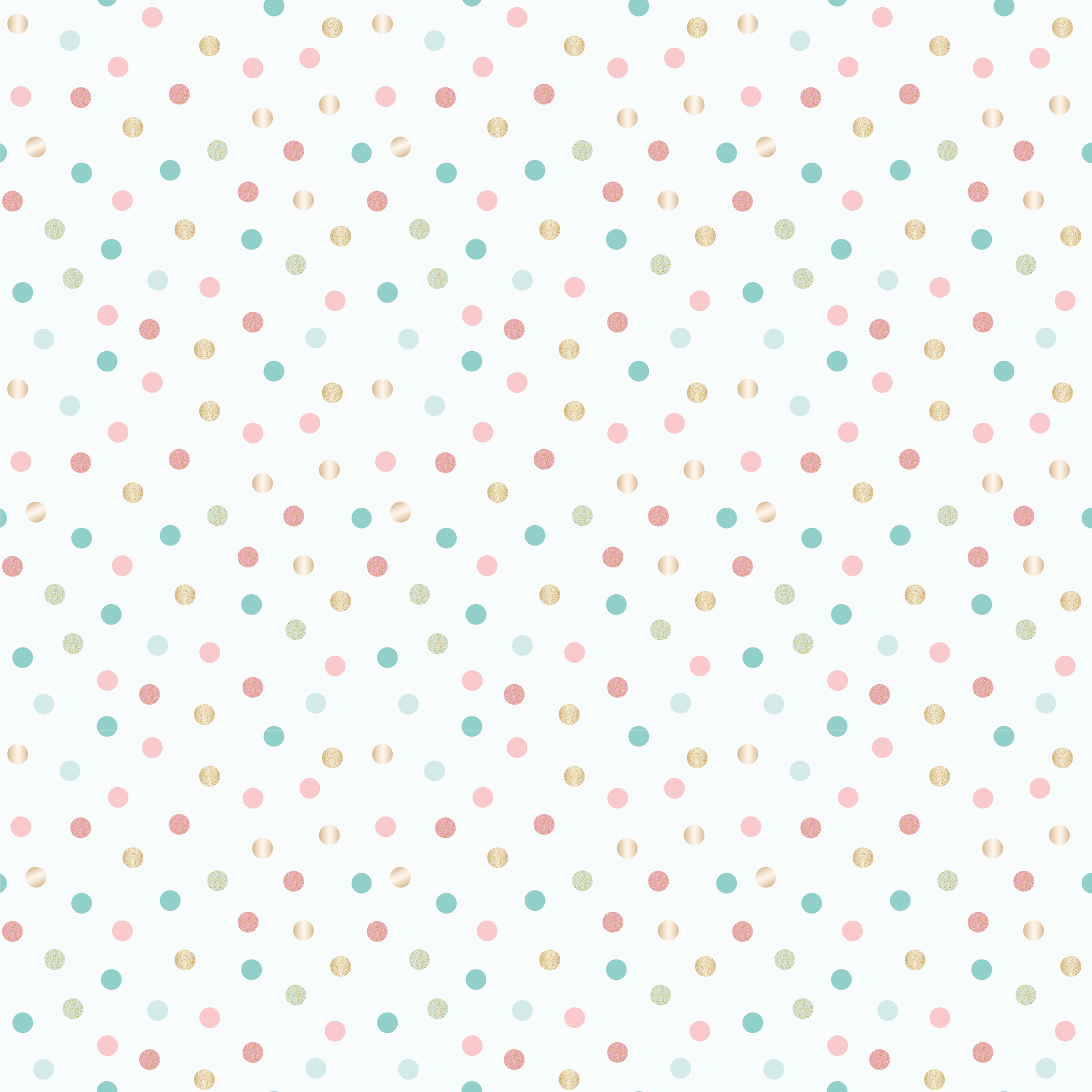 vinylový koberec pre bábätko minimalistické bodky - Tenstickers