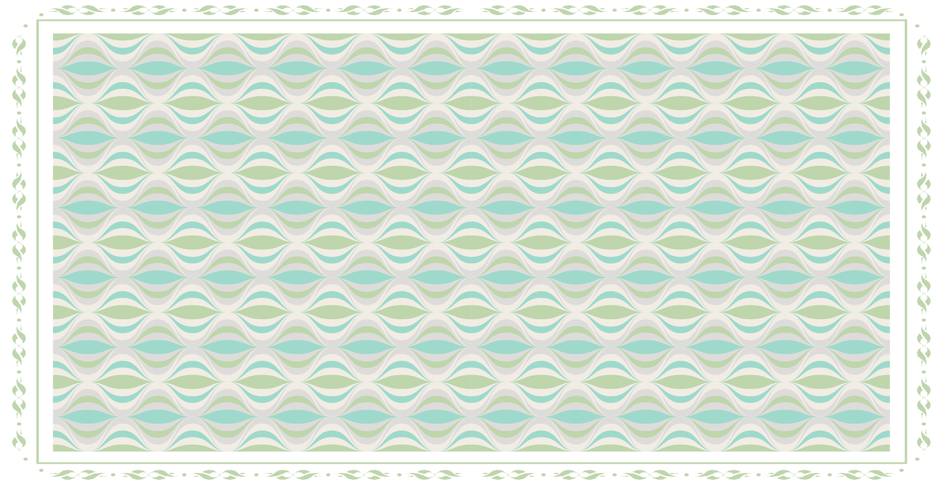 vinylový koberec kachličky zakrivený motív - Tenstickers