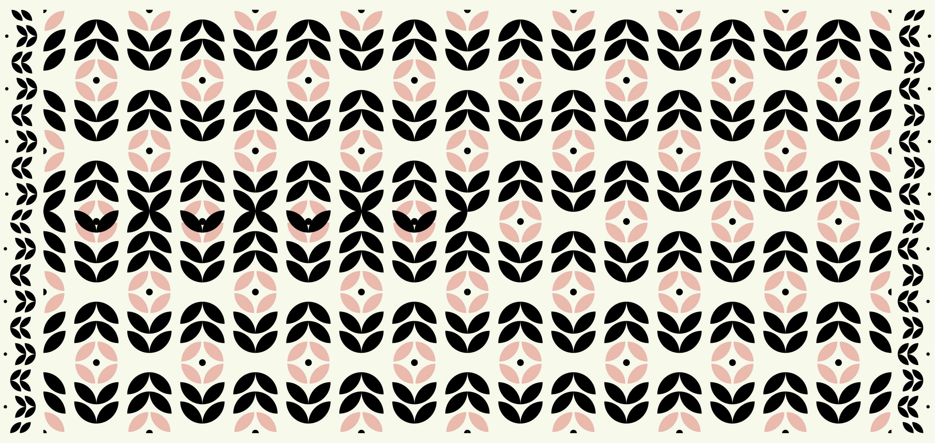 moderný vinylový koberec kvetinový geometrický motív - Tenstickers