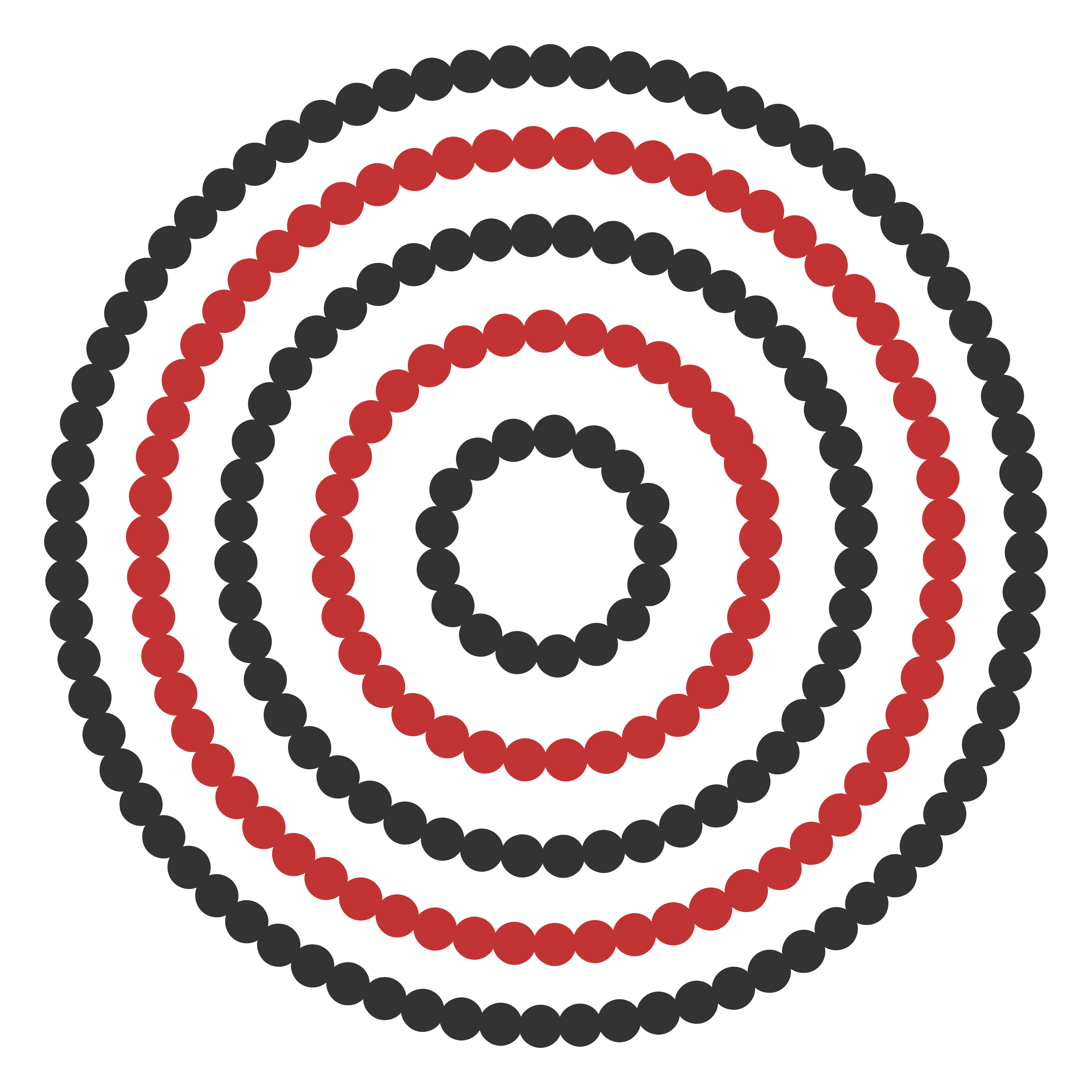 Vinylový koberec s geometrickými tvarmi v spirálovom bode - Tenstickers