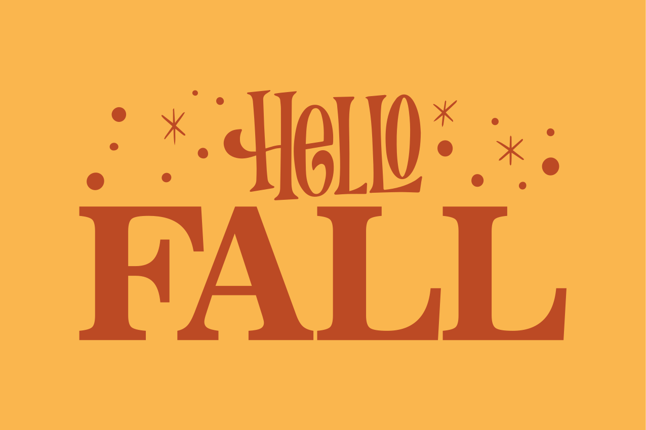 vinylový koberec citáty vítame jesenné vibrácie - Tenstickers