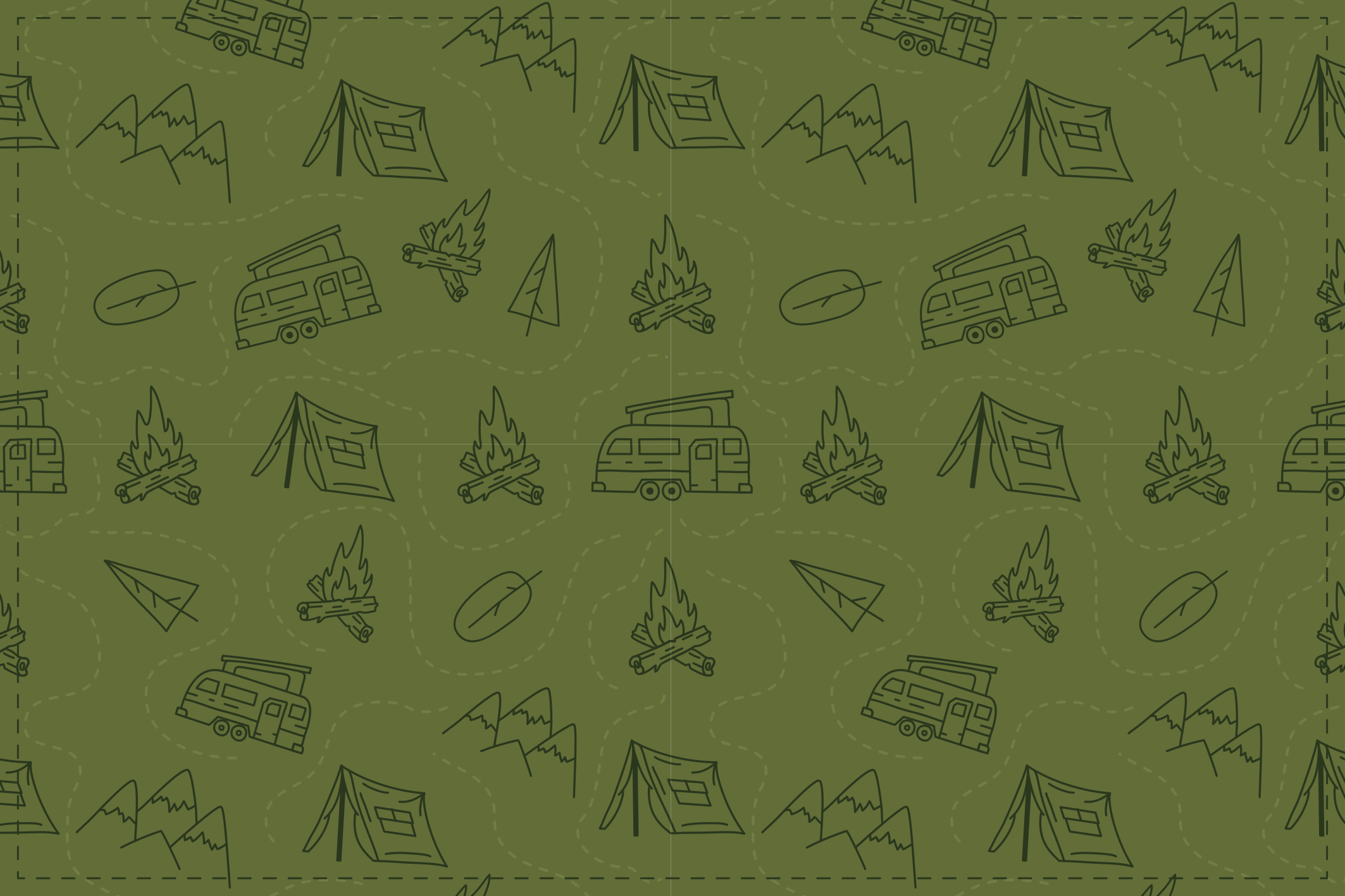 prírodný vinylový koberec kempingová dobrodružná téma - Tenstickers