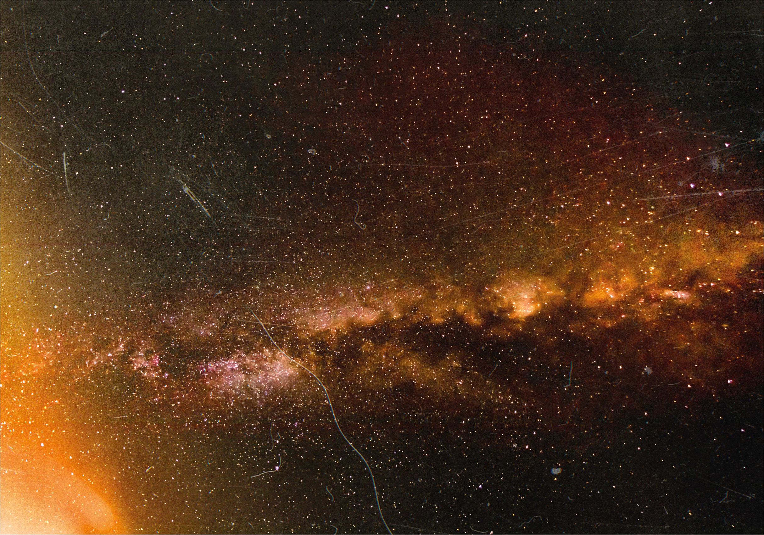 hviezdy vinylový koberec pohľad na kozmickú galaxiu - Tenstickers