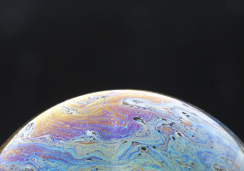 vinylový koberec do obývačky kozmická farebná guľa - Tenstickers